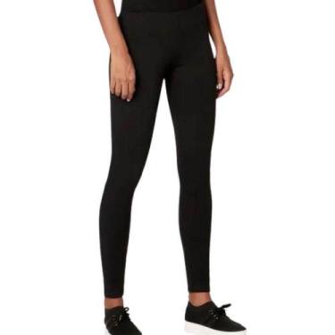 Imagem de Calça Legging Algodão Malwee 1000026301 Moletom - Preto, Preto, GG