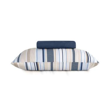 Imagem de Jogo De Cama Solteiro King 2 Peças Altenburg Malha Fio Penteado Horizons