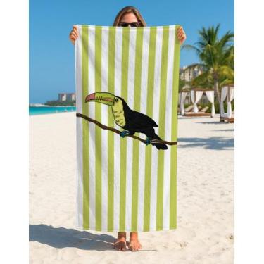 Imagem de Toalha Banho E Praia Verão Tropical Natureza Fauna Flora - Use Thuco, 