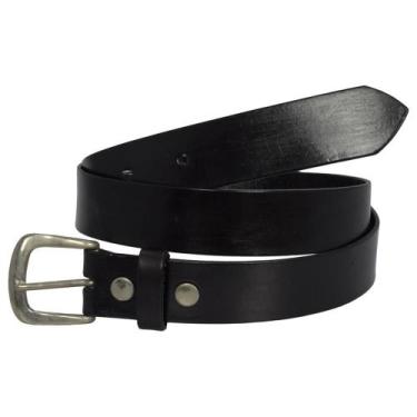 Imagem de Cinto Social em couro SV0390 - Preto - Selaria Vertentes, 80cm