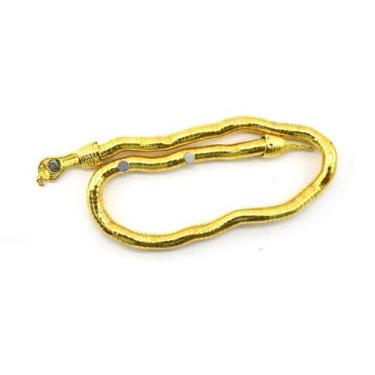 Imagem de Bracelete Serpente Colar Gargantilha Com Imã Flexível Decoração B0507 