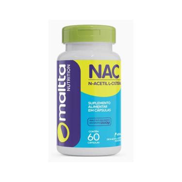 Imagem de NAC N-Acetil L-Cisteína 600mg 60 cápsulas Maltta-Unissex