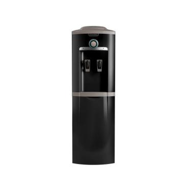 Imagem de Bebedouro de Coluna Esmaltec EGC35B Compressor Água Natural e Fria Preto e Inox 110V