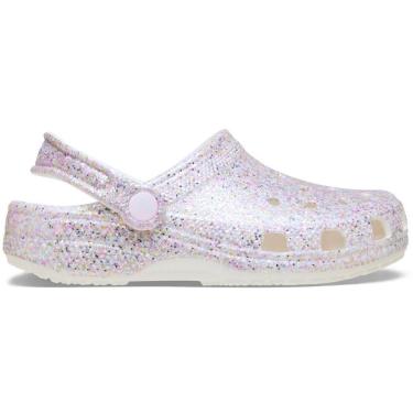 Imagem de Sandália Crocs Classic Fantasy Glitter Clog K White-Unissex