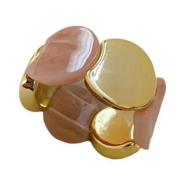 Imagem de Pulseiras De Resina Acrílica Vintage Para Mulheres Com Cordão Elástico