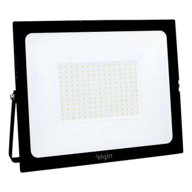 Imagem de Refletor Led 200w Branco Frio 6500k Ip65 - Elgin Cor da carc - Congrat