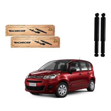Imagem de Par Amortecedor Traseiro C3 Picasso 1.5 1.6 2011 A 2015 - Monroe