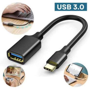 Imagem de Cabo Adaptador 3.0 Celular Tipo C Mouse Usb Conversor OTG Universal Co