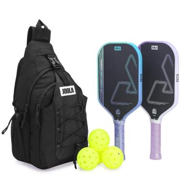 Imagem de Kit De Pickleball Joola Heat Vision - Com 2 Raquetes 4 Bolas e 1 Bolsa Cosmic-Unissex