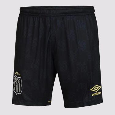 Imagem de Calção Umbro Santos II 2025 Masculina-Masculino