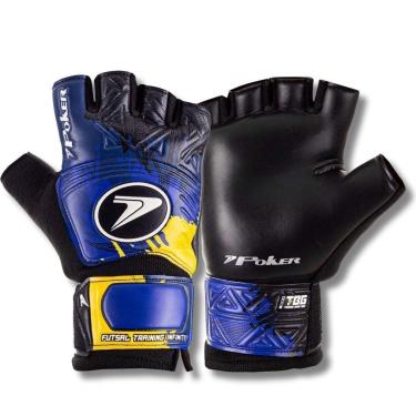 Imagem de Luva de Goleiro Futsal Campo Society Sem Dedos Poker Infinity Training Profissional-Uni...