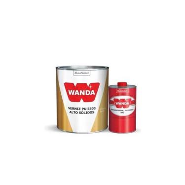 Imagem de Verniz Automotivo Wanda 5500 Alto Solidos Pu c/ Catalisador