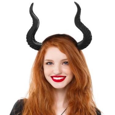 Imagem de Bandana Horns MOSTORY Black Devil Horns para mulheres e homens