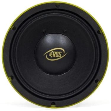 Imagem de Falante Woofer Eros E-408 400w Som Medio Grave P/ Carro 8Pol