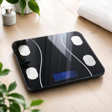Imagem de Balança Corporal Digital Bioimpedância Inteligente Bluetooth até 180Kg