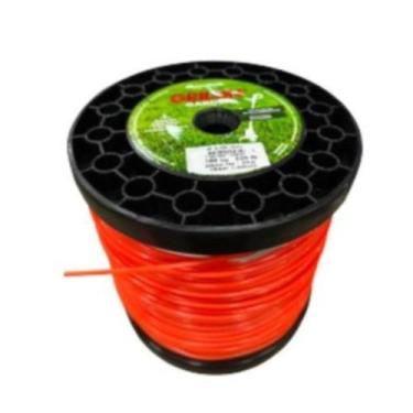 Imagem de Fio Nylon Rocadeira 3,0 Mm 2 Kg Quadrado Laranja - Grilon Garden