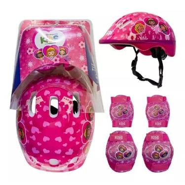 Imagem de Capacete Cotoveleira Joelheira Absolute Bike Patins Skate, M(52-56cm),