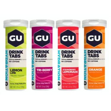 Imagem de Gu Energy Tabs Pastilha Efervescente Eletrolítico, Tri-Berry