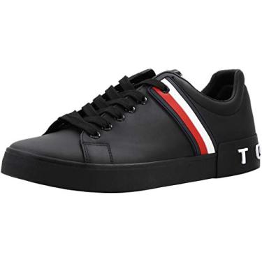 Imagem de Tommy Hilfiger Tênis masculino Ramus, Preto Multi, 44