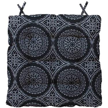 Imagem de Almofada Para Cadeira Futton Wendy 40x40cm Preto