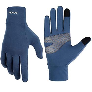 Imagem de Unissex 2 pares de luvas de tela sensível ao toque para treinamento de futebol cross-country com absorção de choque respirável antiderrapante (G, cor)