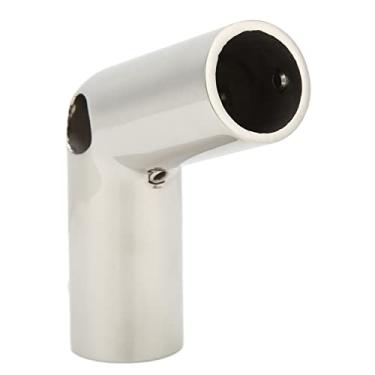 Imagem de Aramox Encaixe de trilho de mão para barco, 22 mm, encaixe de trilho de mão de 22 mm, conector de tubo de cotovelo de 110°, ferragens marinhas de aço inoxidável 316 para iates e navios