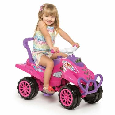 Imagem de Carrinho de Passeio e Pedal - Cross Turbo - Rosa - Calesita