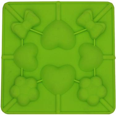 Imagem de Funshowcase Molde de doces de pirulito formato de laço de flor de coração fofo