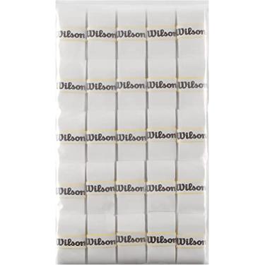 Imagem de WILSON Pro Overgrip Comfort - Pacote com 25 - Branco - Menos por aderência do que um pacote com 30