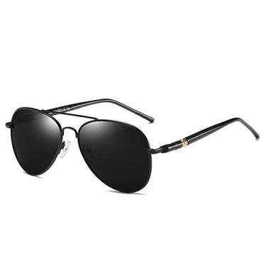 Imagem de Óculos de sol polarizados para homens óculos piloto feminino motorista masculino óculos de sol de visão diurna e noturna design tons uv400,1, china