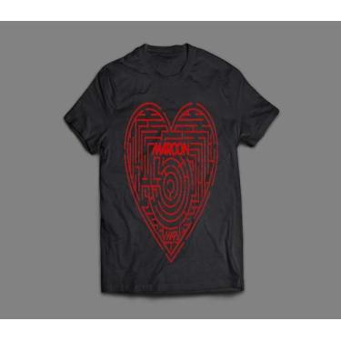 Imagem de Camiseta / Camisa Masculina Maroon 5 Maps Adam Levine - Ultraviolence