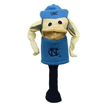 Imagem de Capa de cabeça Team Golf NCAA North Carolina Tar Heels Mascot Golf Club, serve para a maioria dos motoristas grandes, meia extra longa para proteção de cano, produto oficialmente licenciado