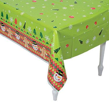 Imagem de Capa de mesa de plástico Fun Express Ugly Sweater (1)