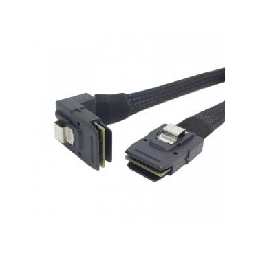 Imagem de Cablecc 1 m SFF-8087 Mini SAS 4i 36 pinos para 36 pinos direito 90Degree cabo angular
