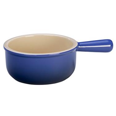 Imagem de Le Creuset Tigela de sopa de cebola francesa de grés 473 ml, cobalto