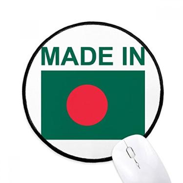 Imagem de DIYthinker Feito em Bangladesh Country Love Mouse Pad Desktop Office Tapete redondo para computador