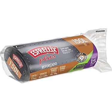 Imagem de ESFRELUX SACO PARA LIXO 150 L REFORCADO EM ROLO, Modelo: 001.0920, Cor: Preto