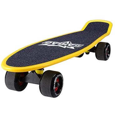 Imagem de Skateboard, Skateboards for Kids Adults，High-elastic Wear-resistant PU Skateboard Wheels, Alloy Bracket Skateboard Bearings, Long Boards Skateboard Deck (Color : B) LATT LIV