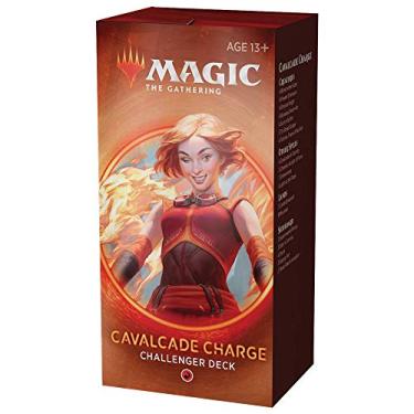 Imagem de Cavalcade Charge Deck | Magic: The Gathering Challenger Deck 2020 | Pronto para torneios | 75 cartas + fichas
