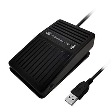 Imagem de Comutador de pedal simples USB com uma tecla de controle de pedal personzado, teclado, mouse, gamepad, caractere, string
