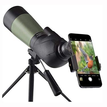 Imagem de Telescópio monocular, 12-36x50 HD BAK4 Telescópio ocular em ângulo de 45 graus à prova d'água para tiro ao alvo Cenário de observação de pássaros, com tripé, bolsa de transporte
