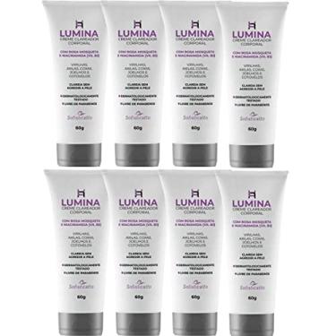 Imagem de Kit 8 Clareador de Virilha Axila Cotovelo Joelho Corpo Todo