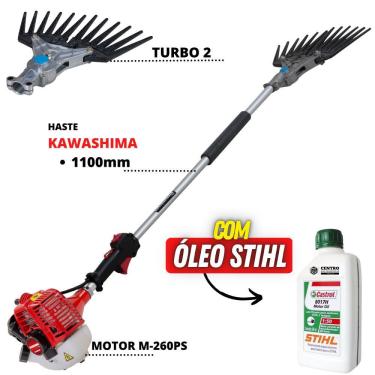 Imagem de Derriçadeira Mão Mecânica de Café Kawashima KWD2610T2 com Haste Curta 1100mm Motor Kawa...