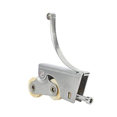 Imagem de Rodas Deslizantes de Armário, Polia de Guarda-roupa, Resistente à Ferrugem, Absorção de Choque, Aço Inoxidável 2 Peças para Banheiro (Côncavo)