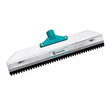 Imagem de DUPOL - Rodo Dentado 40cm Alumínio Reforçado para Aplicação de Pisos em Epóxi/Porcelanato Liquido, Argamassa Cimentícia Autonivelante (Borracha /PT2 (Para atingir aprox. 2mm))