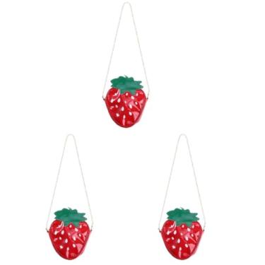 Imagem de VALICLUD 3 Pecas Mini Porta Moedas Morango Personalidade