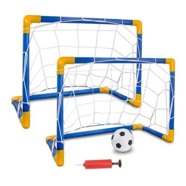 Imagem de Par Trave De Futebol Mini Gol Bola E Bomba - Infantil