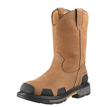 Imagem de Bota de trabalho masculina Ariat Overdrive H2O com bico composto, Dusted Brown, 13