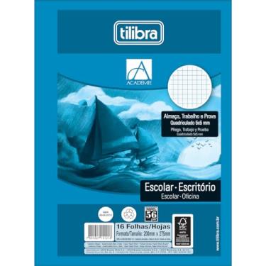 Imagem de Tilibra - Almaço Quadriculado 5x5mm Académie 16 Folhas - 1 un