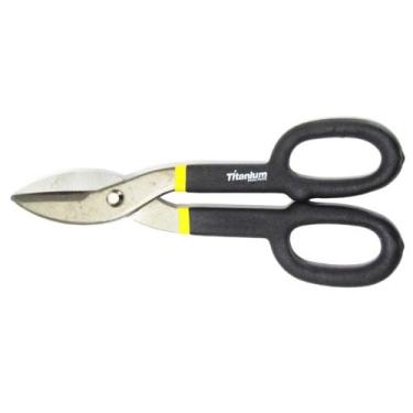 Imagem de Tesoura de Funileiro 10'' para Corte de Chapa de Metal - Titanium